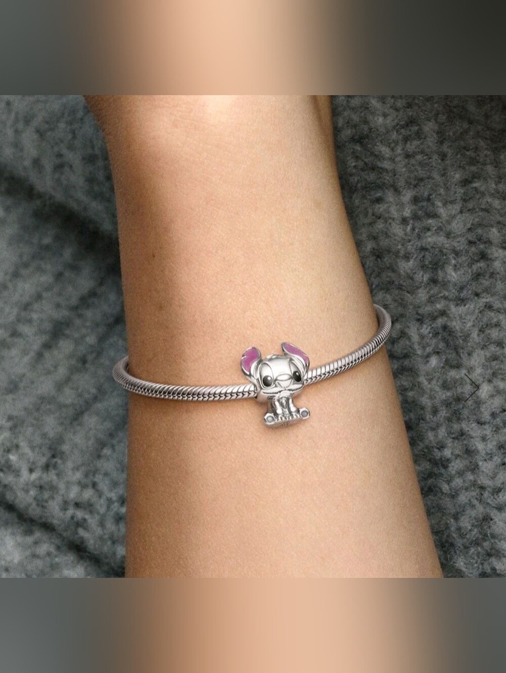 PANDORA × DISNEY LILO & STITCH SLIDE ON CHARM WITH CHARM BOX AND POUCH! - Picture 6 of 10